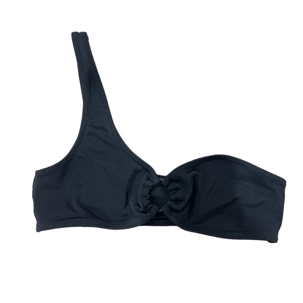 Black LA hearts bikini swimming top